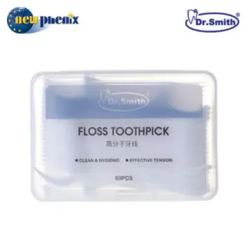 Portable 50 Dental Floss Picks Per Box